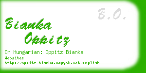 bianka oppitz business card